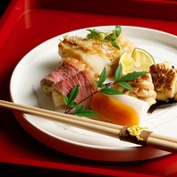 旬の味覚を楽しむ割烹ならではの料理構成と丁寧な仕上げ