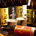 串焼と相性抜群の焼酎も多数取り揃えております。