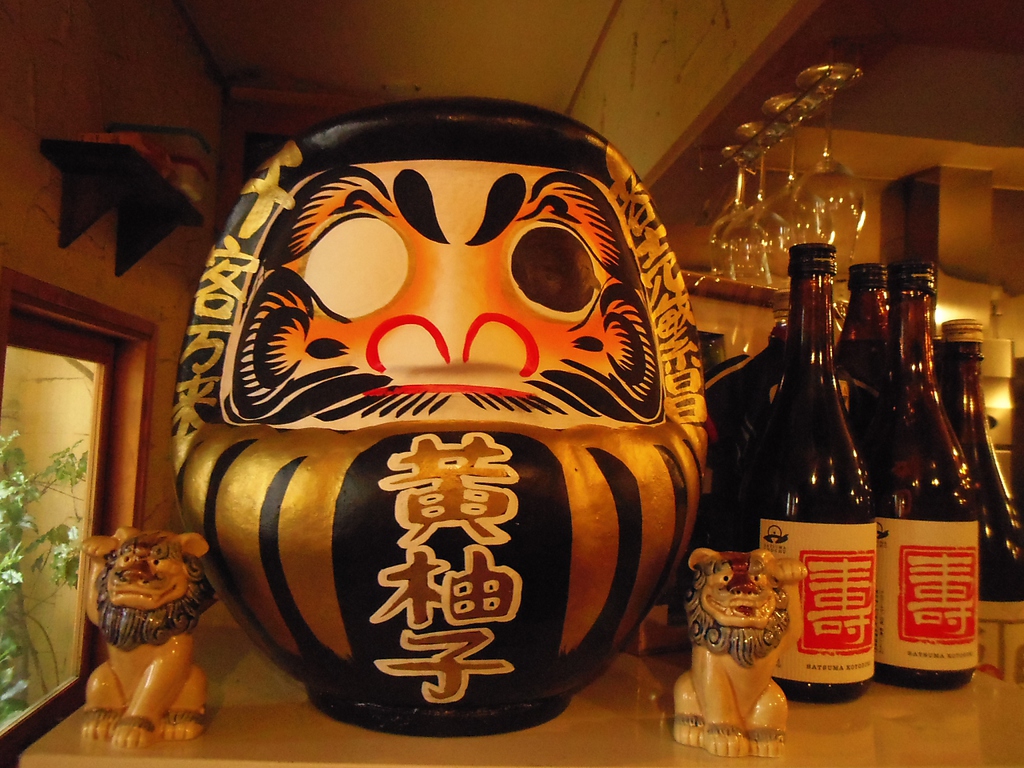 商売繁盛！黄柚子の名物黄だるま