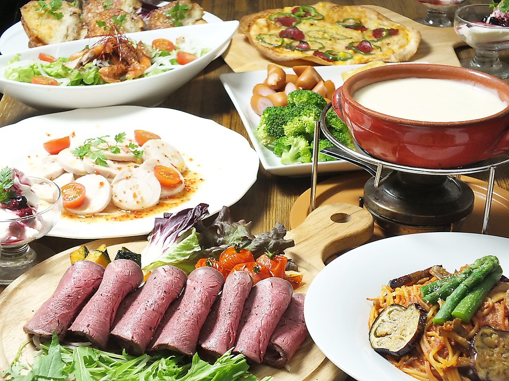 8品5000円からコースあり！！