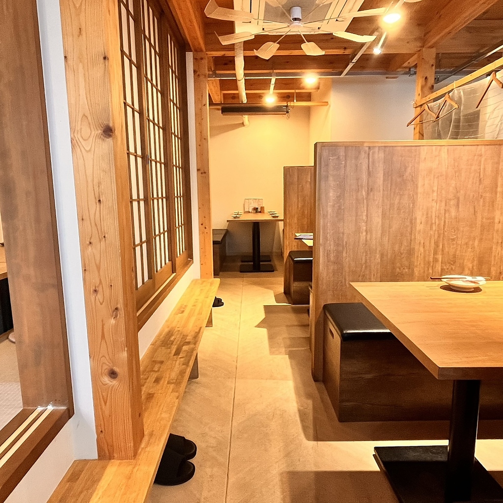 開放感あるれるオシャレで広々とした店内。