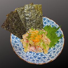 にしんと搾菜の塩なめろう