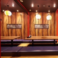 ゆったり寛げる店内空間をご提供！