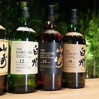 龍樹ビーフ、龍樹ポークと相性のいいお酒が豊富。