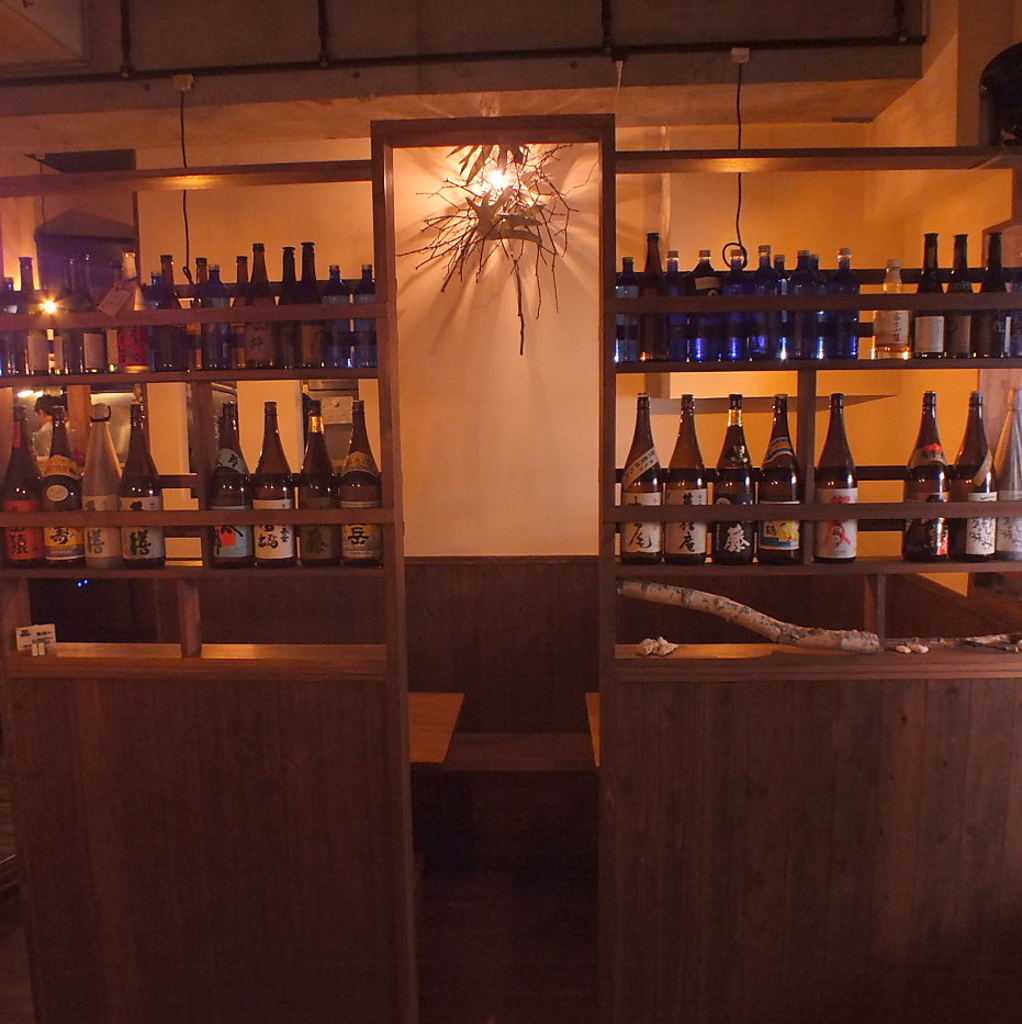 種類豊富なお酒の数々