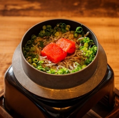 しらすと明太子の釜飯