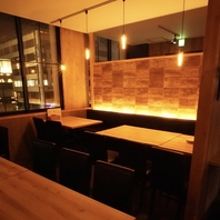 広々テーブル席を完備☆歓送迎会・女子会・誕生日会に◎