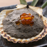 帆立カニ味噌焼き