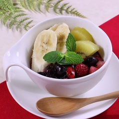 ★夜カフェ★ギリシャヨーグルトフルーツボウル・ドリンクセット 1ドリンク付き