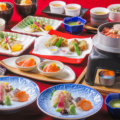 旬魚と旬菜 竹なか 小倉のコース写真