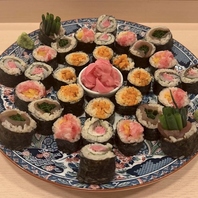 看板メニュー、お酒が進む「あて巻き」が絶品！