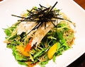 料理メニュー写真 水菜と長芋のサラダ