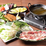 しゃぶしゃぶと豊富なトッピング♪