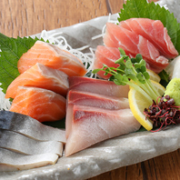 新鮮な鮮魚を多数取り揃えております♪