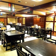 最大60名様までご利用できる宴会場も！