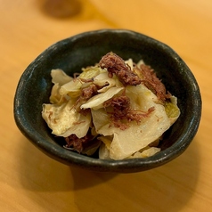 コーンビーフとキャベツの炒め