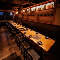 最大80名様まで貸切も可能◎プライベートなパーティーを
