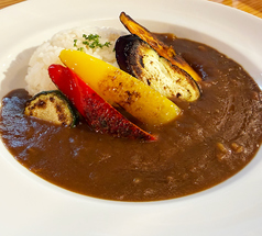 グリル野菜のカレー
