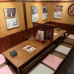 15名様から貸切可能。ご家族の集まりや各種宴会にもおすすめです。