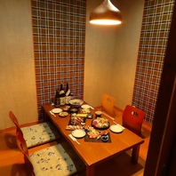 ゆったり寛げるお座敷席もご用意！貸切対応も可能◎