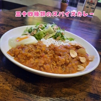 三十四種類のスパイスカレー