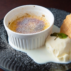 自家製クリームブリュレ