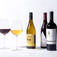 【ソムリエ常駐】カリフォルニアワインなど様々取り揃え