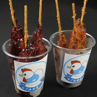 【こだわりの秘伝のタレ】串カツ３本セット　２種