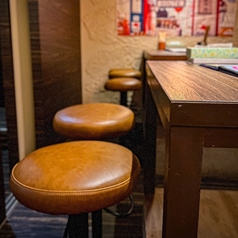 テーブル席もご用意しております。※窓際のテーブル席はお会計から5%OFF♪