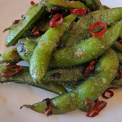 枝ペペ（枝豆のガーリック炒め）