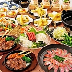 旬の食材をふんだんに盛り込んだコース料理