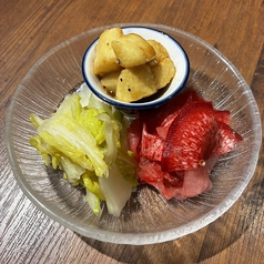自家製漬物3種盛り合わせ