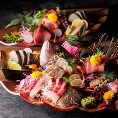 豊洲直送鮮魚と釜飯 二代目 魚義のコース写真