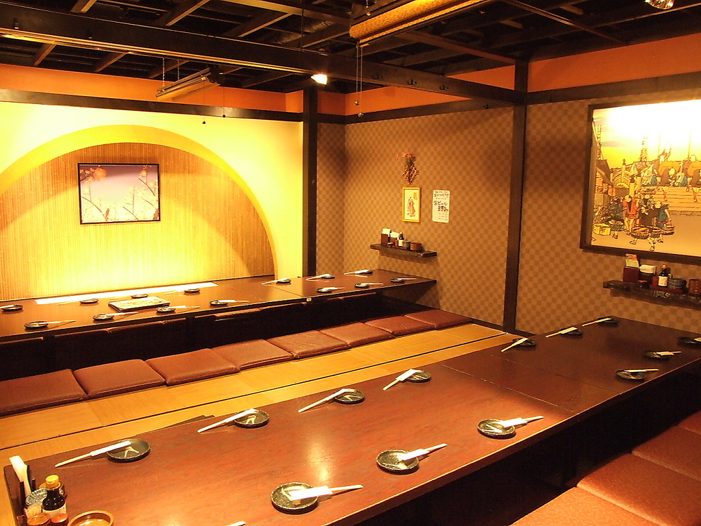 最大60名様まで。リピーターが絶えない松戸店の宴会内容を見に来てください♪