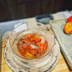 柚子胡椒風味の赤海老の塩辛