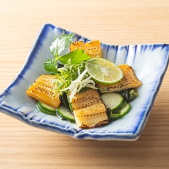 さっぱり胡瓜と穴子の香味酢和え