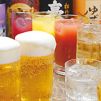 日～木限定2時間単品飲み放題！1280円⇒980円♪