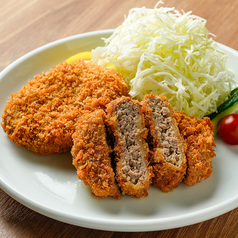 ソース肉汁爆発メンチカツ定食