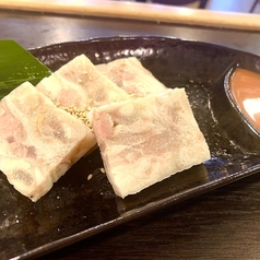 骨抜き豚足スライス・自家製チャーシュー・ガツポン酢
