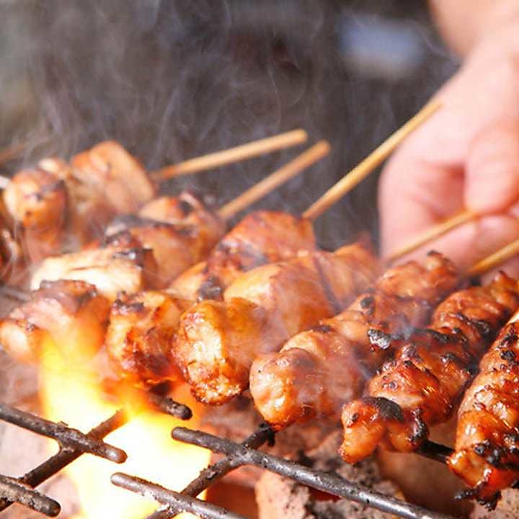 「名古屋コーチン」「奥三河鶏」などブランド鶏を使用した焼き鳥がオススメ◎