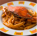 料理メニュー写真 ワタリ蟹のトマトクリーム・スパゲティー