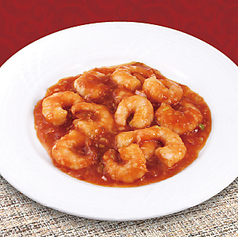 大きなエビが沢山♪【海老のチリソース】の写真