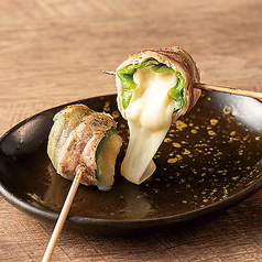 肉巻きピーマンチーズ