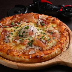 温玉と生ハムのビスマルク