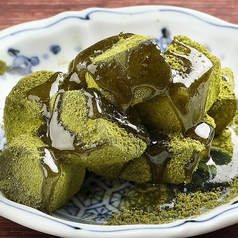 わらび餅 黒蜜抹茶