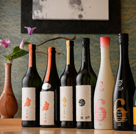 厳選銘柄日本酒を豊富にご用意♪