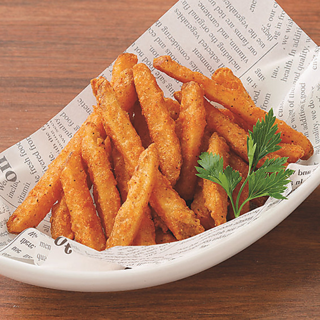 スパイシーポテトフライや笑チキはリーズナブルで美味しい大人気メニュー♪