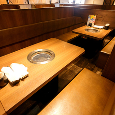 焼肉宴会などでも大活躍の広々したお席もご用意しております♪