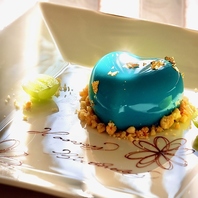 季節限定メッセージプレート：ハートの宝石シリーズ