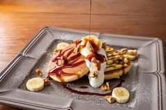 キャラメルバナナパンケーキ